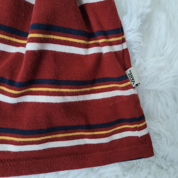 Vans Striped Crewneck Short Sleeve Shirt Size Medium - Picture 11 of 13